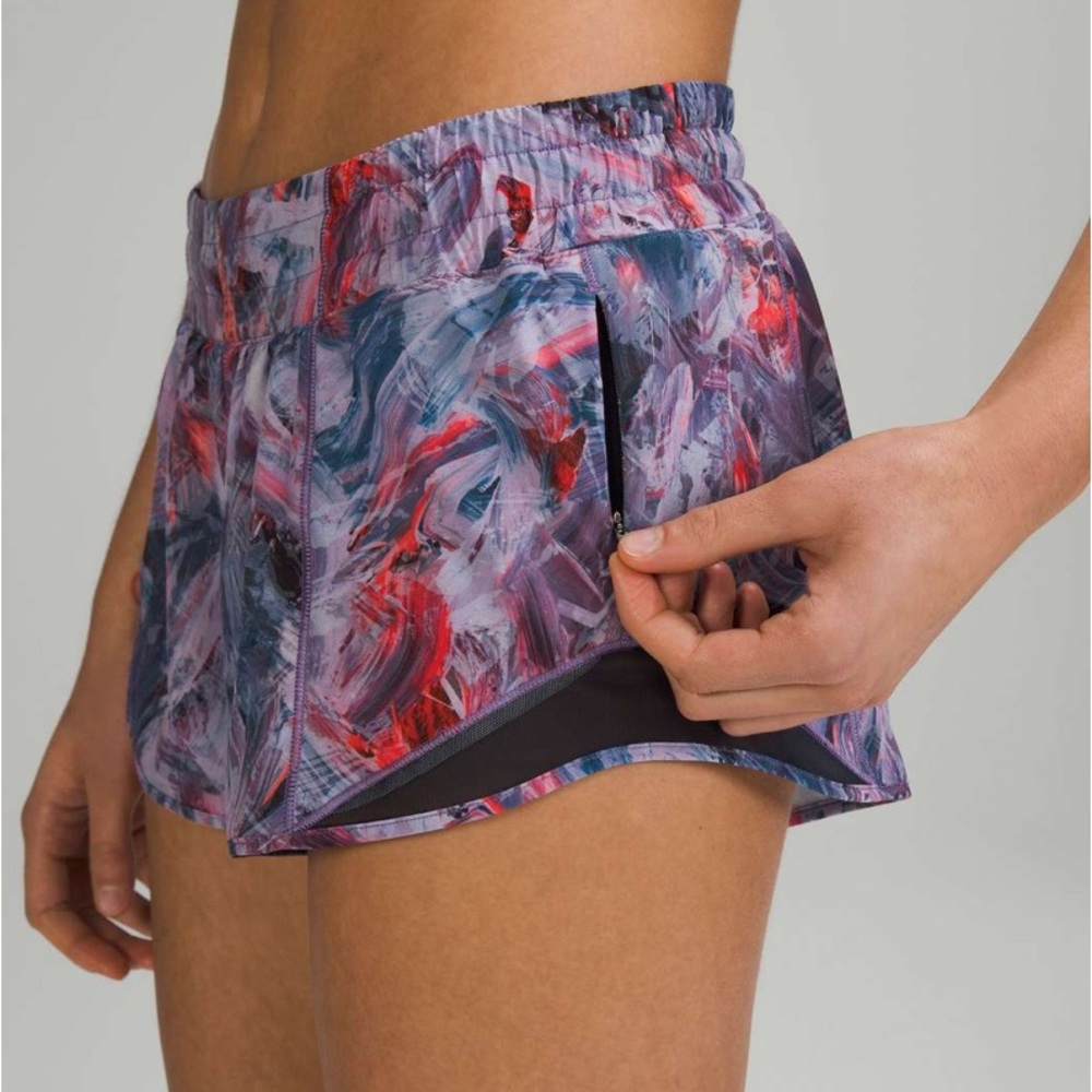 Lululemon Hotty Hot Low-Rise Lined Short size 2
Atmospheric Purple Multi